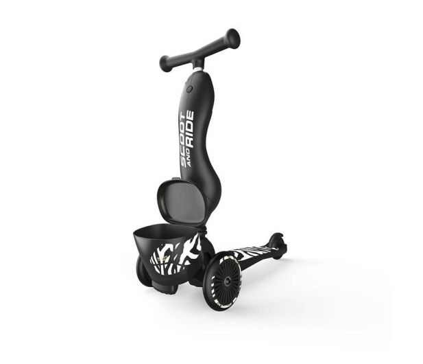 Scoot & Ride Highwaykick 1 Lifestyle Jeździk i hulajnoga 2w1 Zebra - 1109681 - zdjęcie 10
